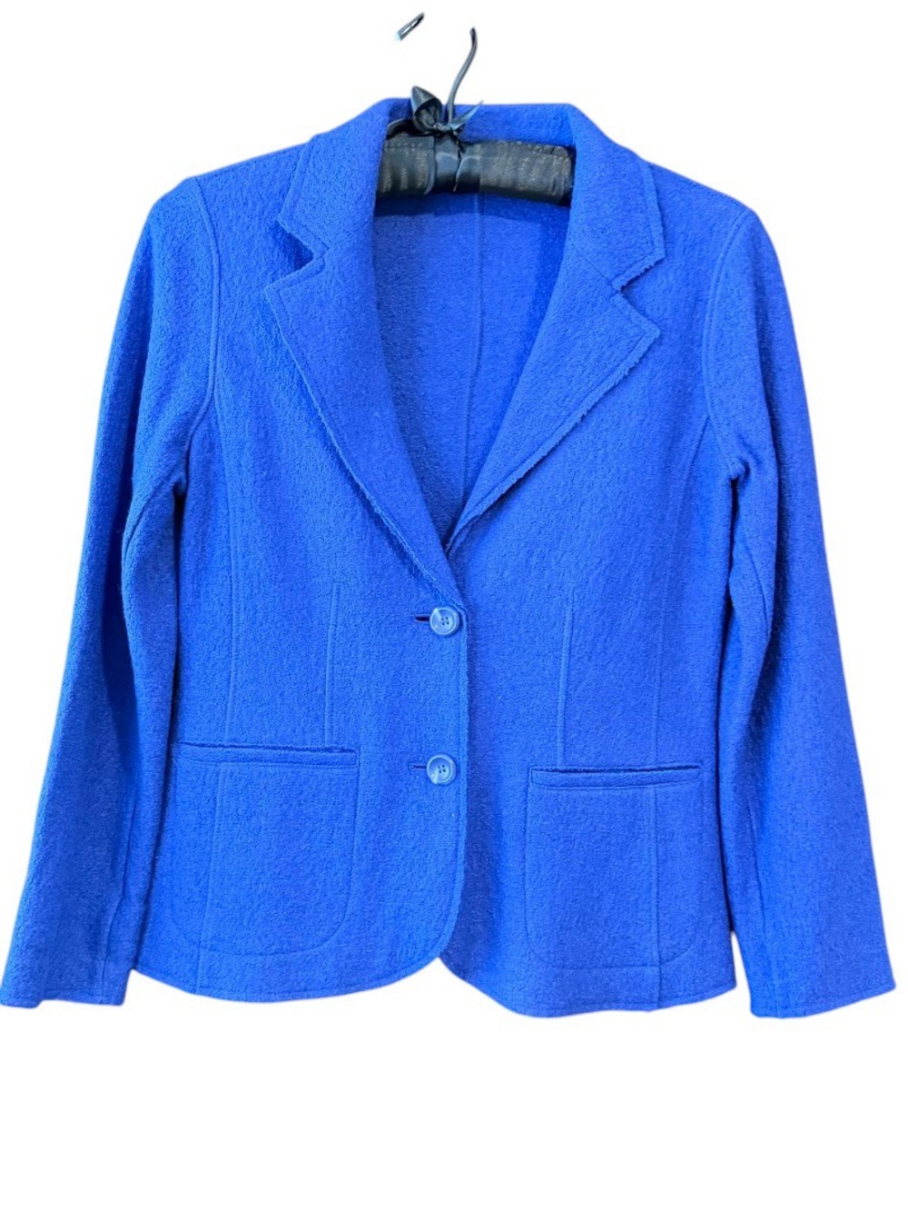 Chico's Bright Royal Blue Two-Button Blazer